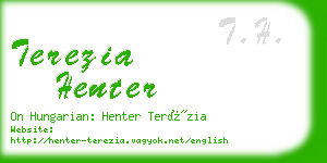 terezia henter business card